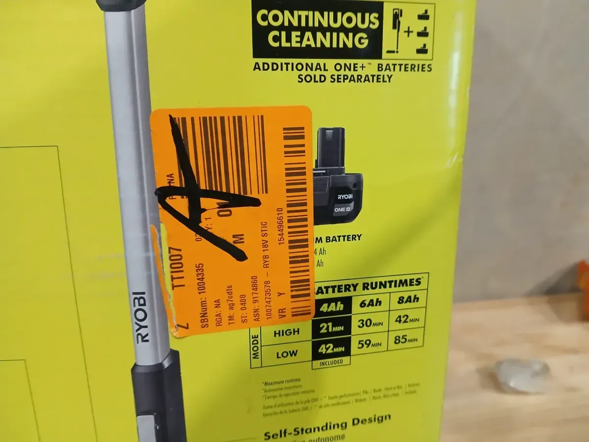 ONE+ HP 18V Cordless Pet Stick Vacuum Cleaner Kit with 4.0 Ah HIGH PERFORMANCE Battery and Charger - image 5