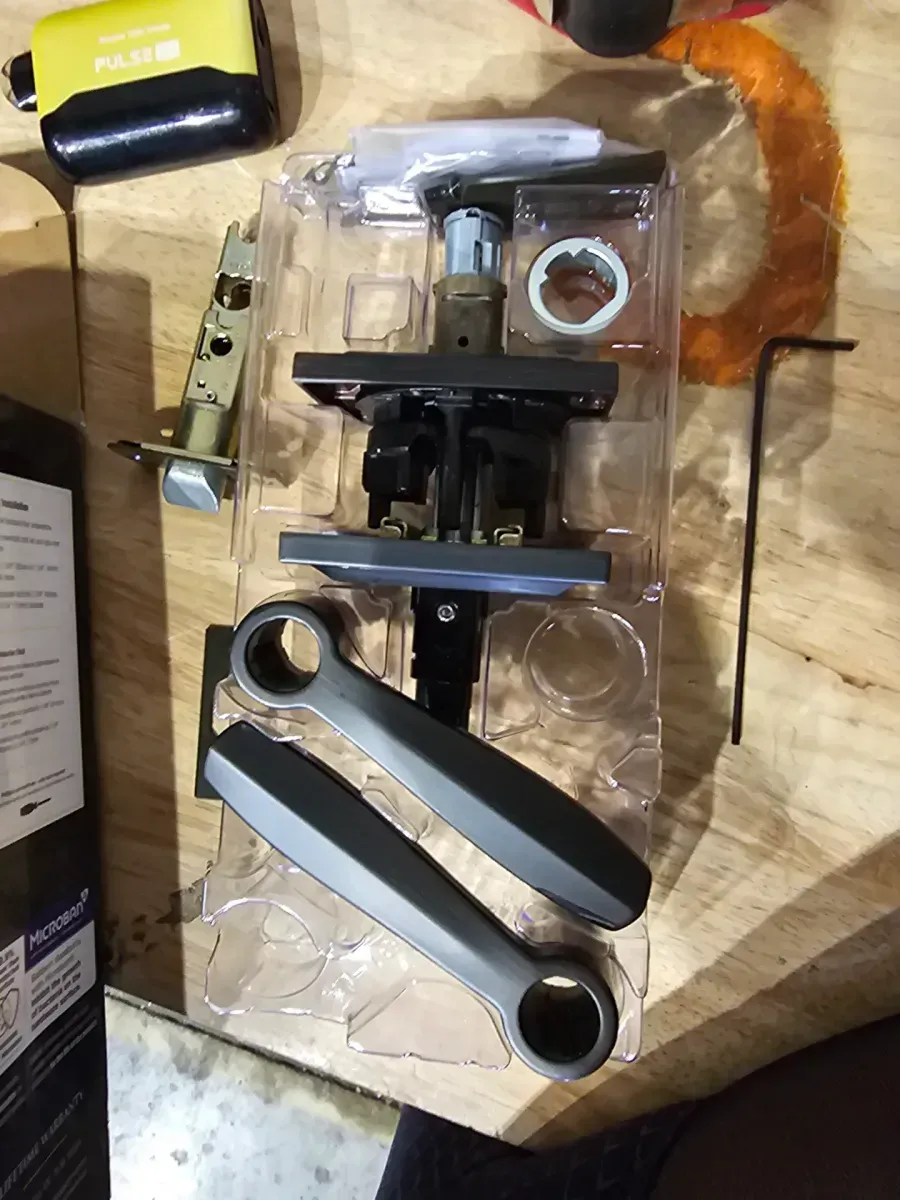 Torrey Venetian Bronze Low Profile Rose Keyed Entry Door Handle Featuring SmartKey Security - image 2