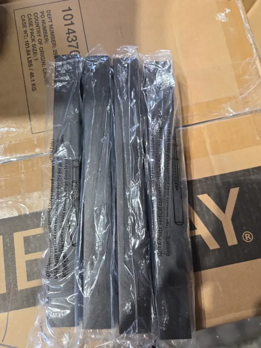 Braxton 20 Lumen Black LED Weather Resistant Outdoor Solar Path Light with Glass Lens (4-Pack) - image 2