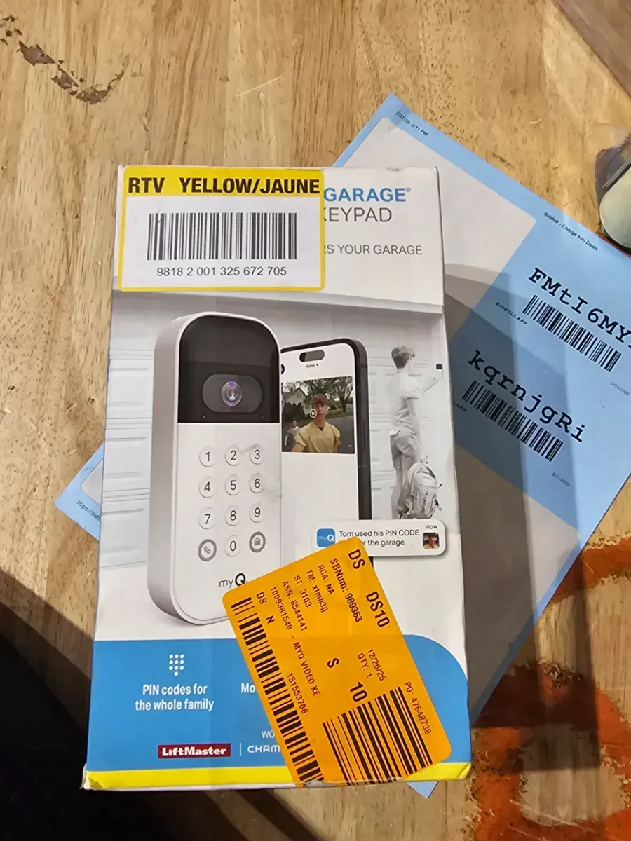 myQ Smart Wireless Garage Door Video Keypad and Smart Garage Control with WiFi Hub Combo - image 3