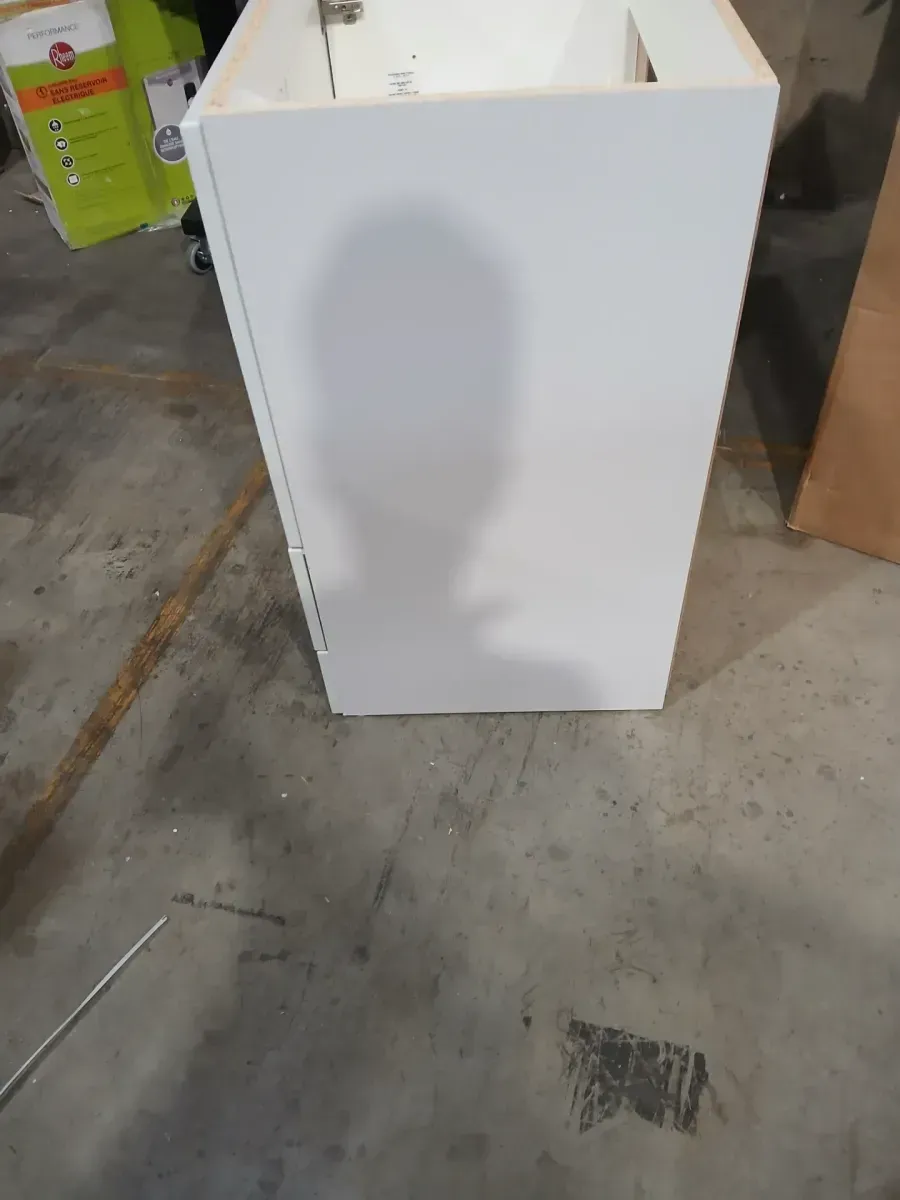 Delridge 31 in. Single Sink Pearl Gray Bath Vanity with White Cultured Marble Top (Assembled) - image 4