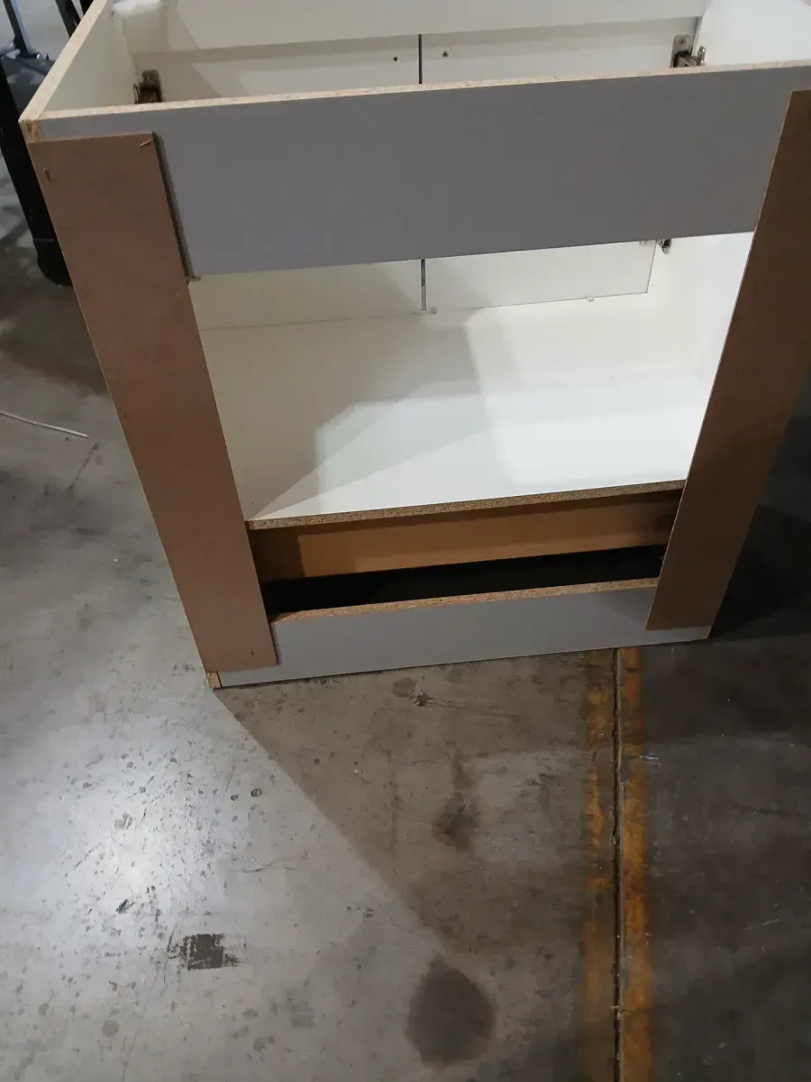 Delridge 31 in. Single Sink Pearl Gray Bath Vanity with White Cultured Marble Top (Assembled) - image 5