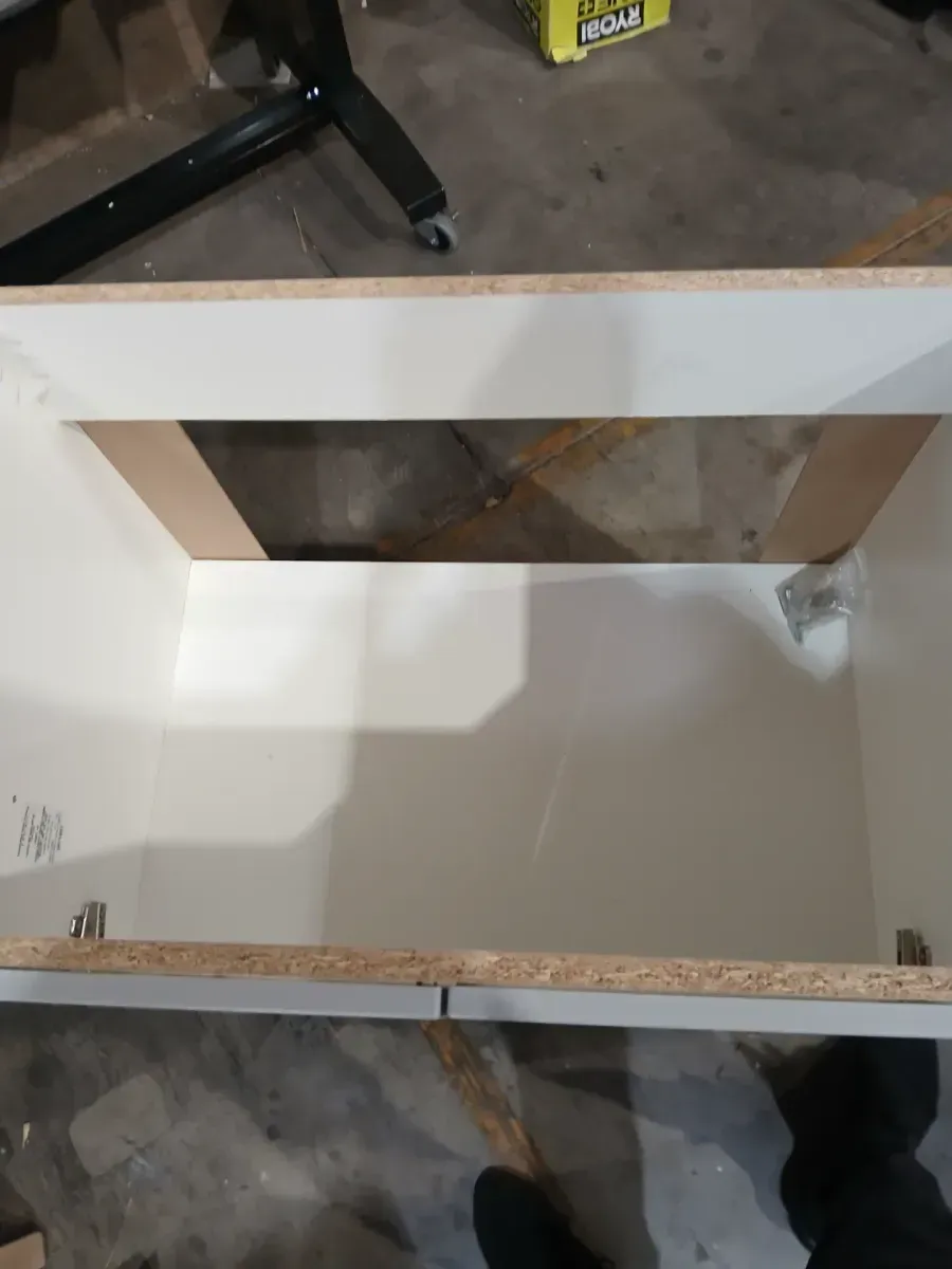 Delridge 31 in. Single Sink Pearl Gray Bath Vanity with White Cultured Marble Top (Assembled) - image 7