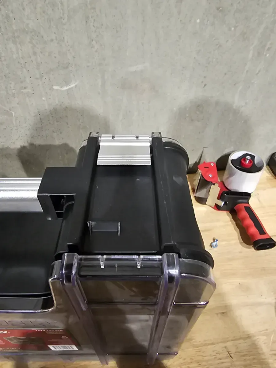 Portable Small Parts Organizer with Removable Bins and Clear Lid - image 5