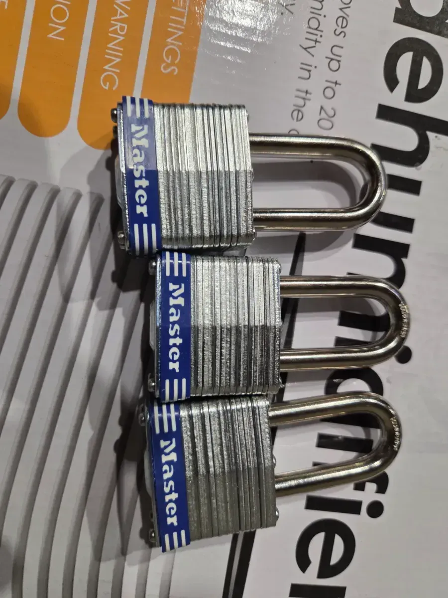 Master Lock Laminated Steel Padlocks - 3 Pack - image 2