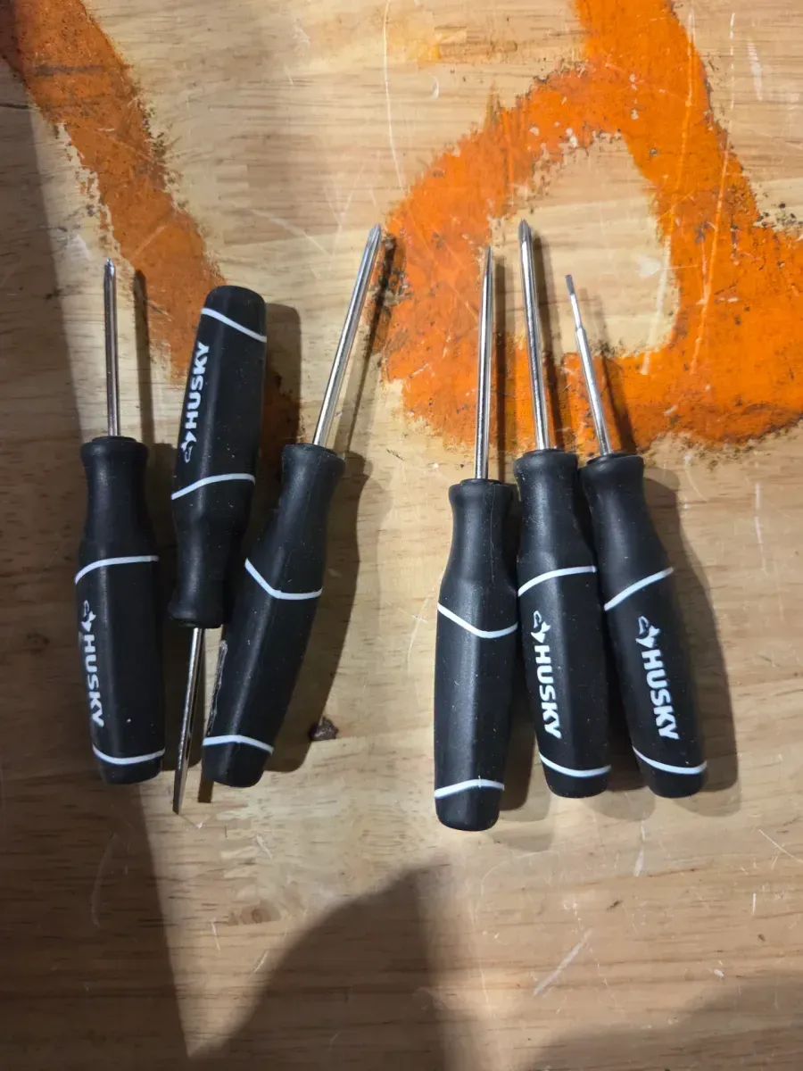 Husky Screwdriver Set with Phillips and Slotted Tips (6-Piece) - image 2