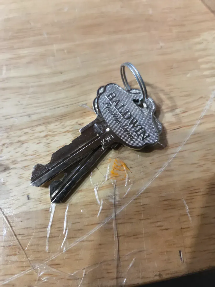 Baldwin Contemporary Square Single Cylinder Deadbolt in Satin Nickel - image 5