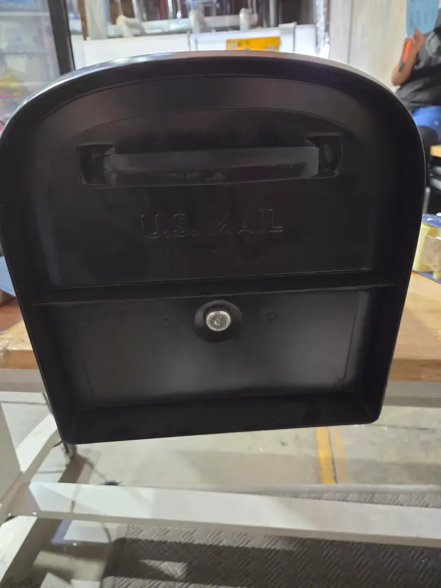 Black Steel Locking Security Mailbox - image 2