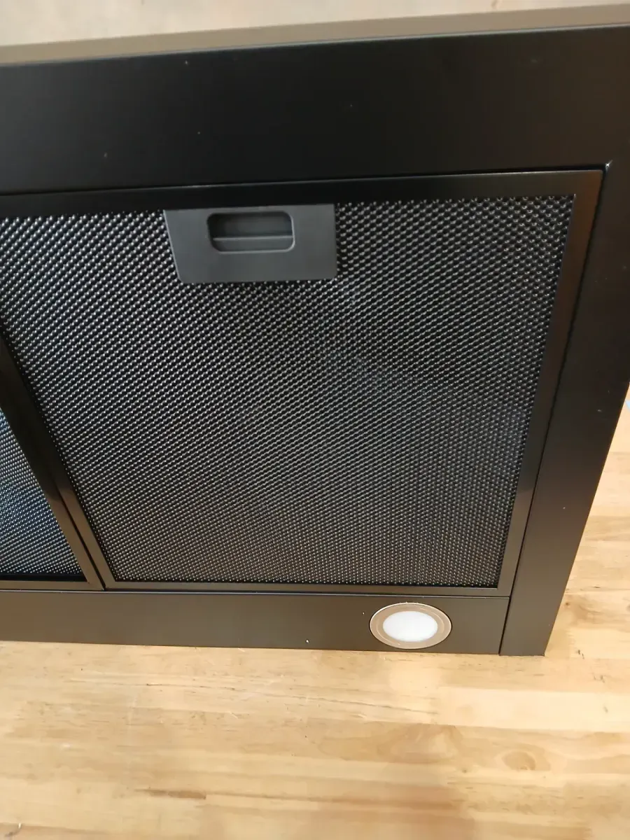 Black Wall-Mounted Chimney Style Range Hood with Charcoal Filters - image 5