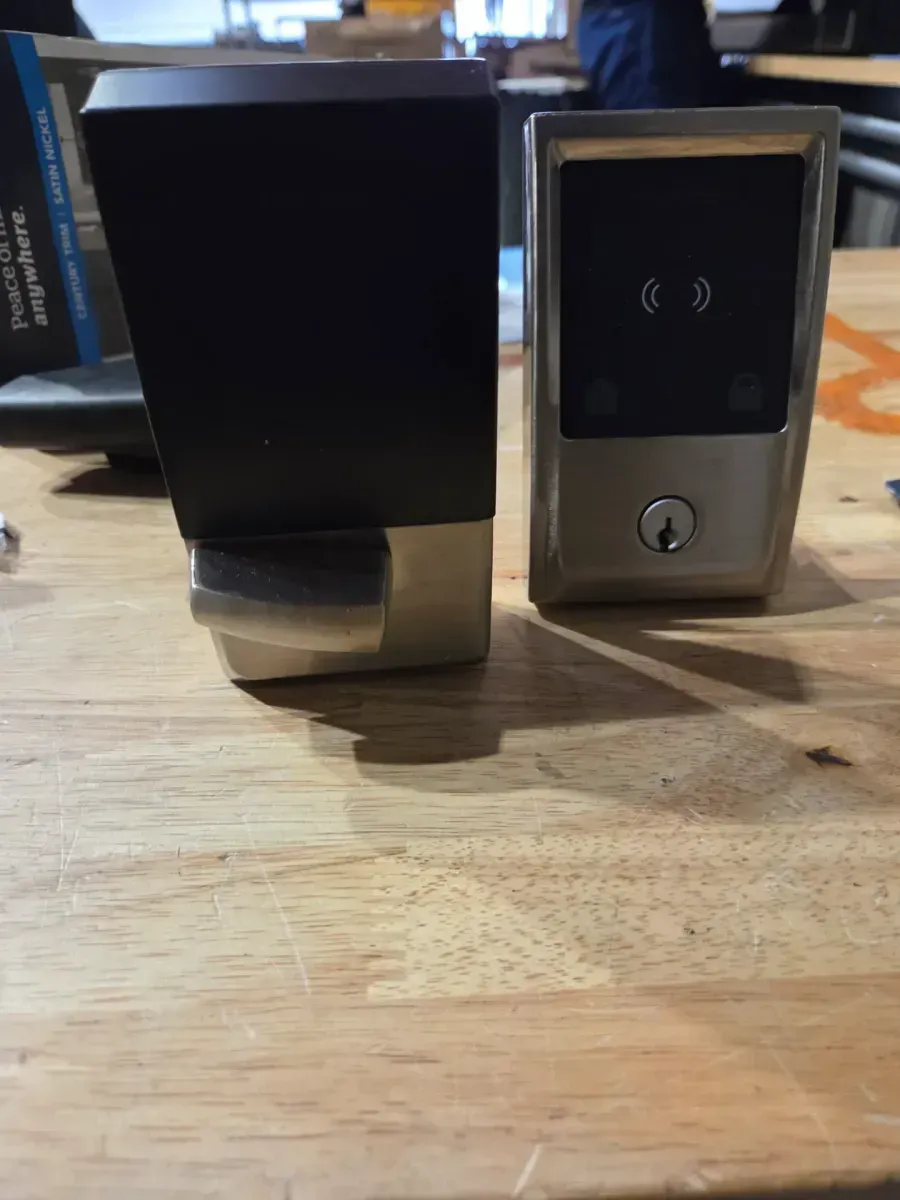 Schlage Encode Smart WiFi Deadbolt with Century Trim in Satin Nickel - image 1