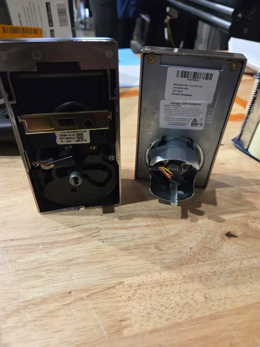 Schlage Encode Smart WiFi Deadbolt with Century Trim in Satin Nickel - image 2