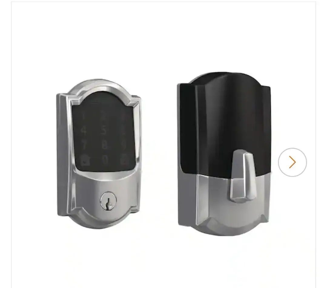 Schlage Encode Smart WiFi Deadbolt with Century Trim in Satin Nickel - image 5