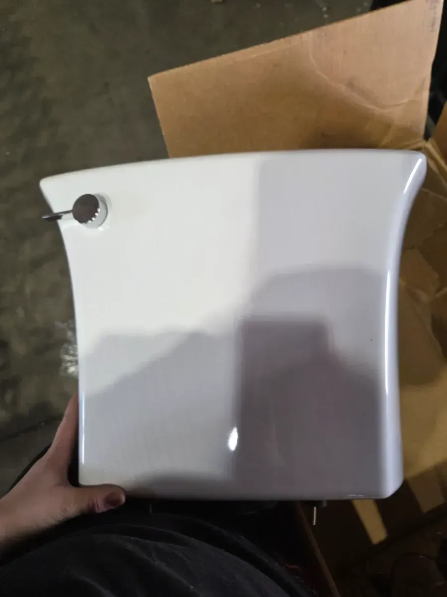 Chair Height Toilet in White with Soft Close Seat) - image 2