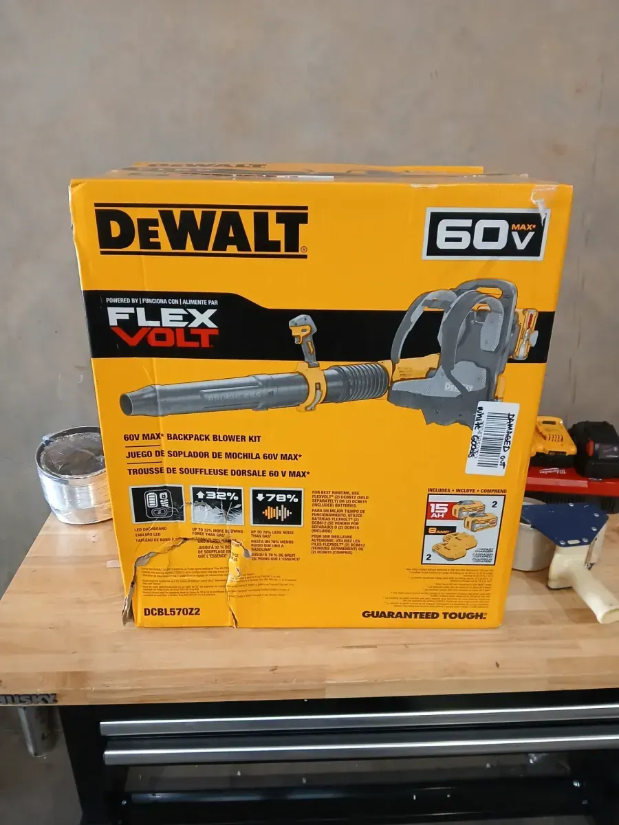 DEWALT FLEXVOLT 60V MAX Brushless Cordless Backpack Blower - image 2