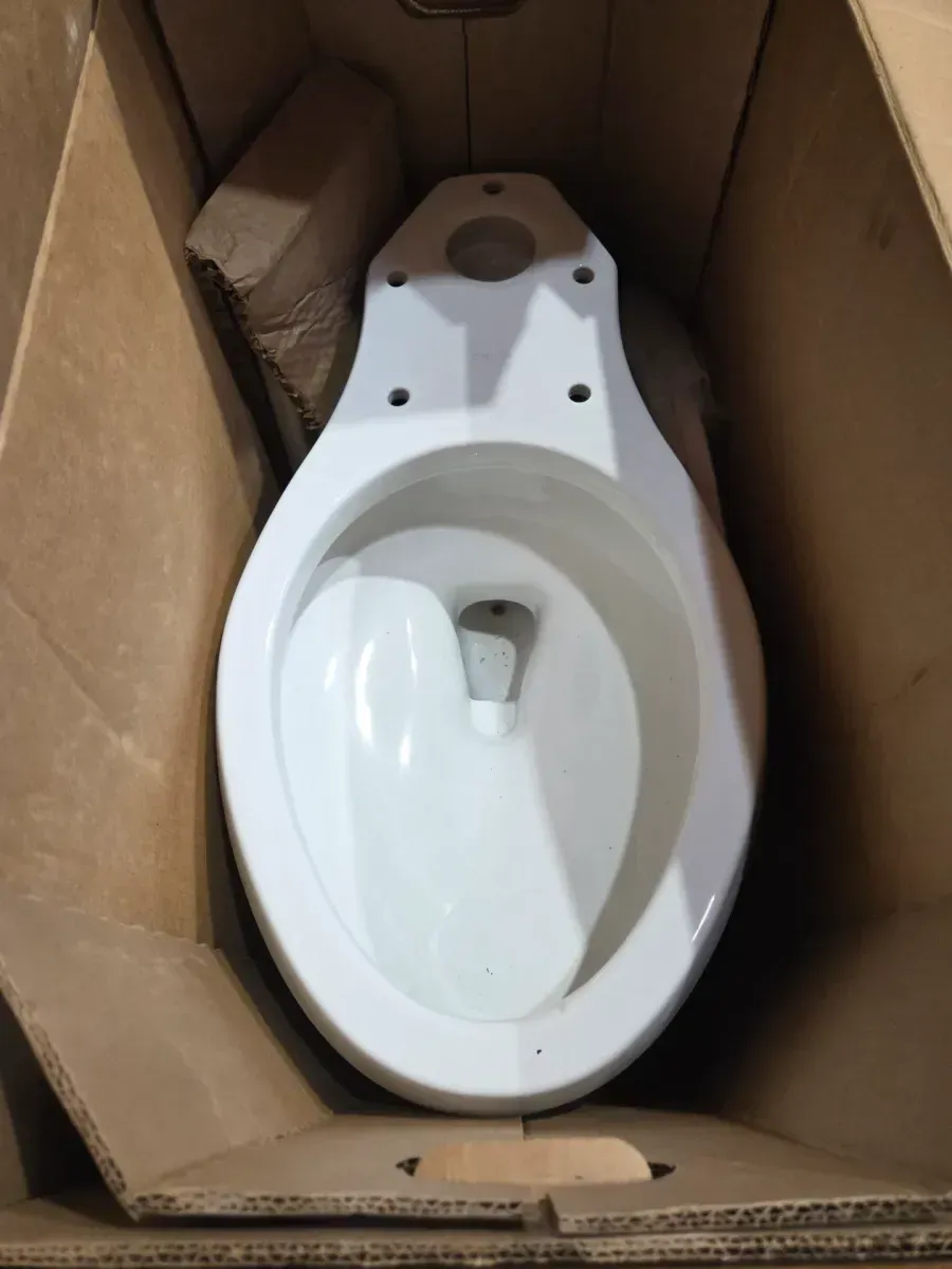 Chair Height Toilet in White with Soft Close Seat) - image 4