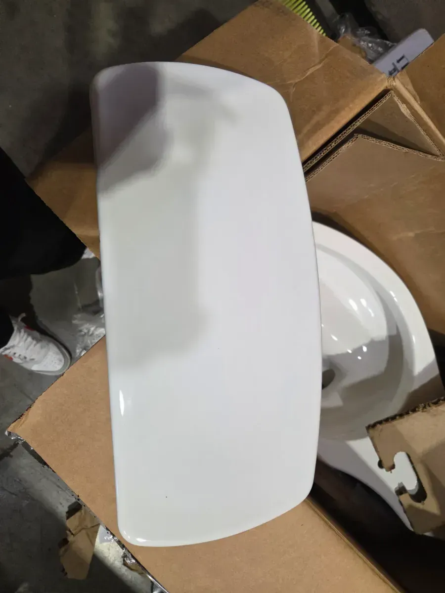 Chair Height Toilet in White with Soft Close Seat) - image 5