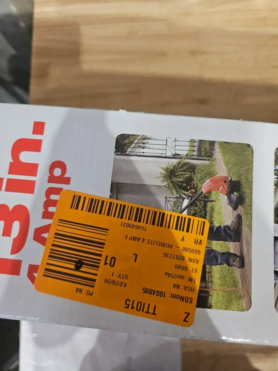 13 in. 4 Amp Electric String Trimmer and 17 in. 2.7 Amp Electric Hedge Trimmer Combo - image 2