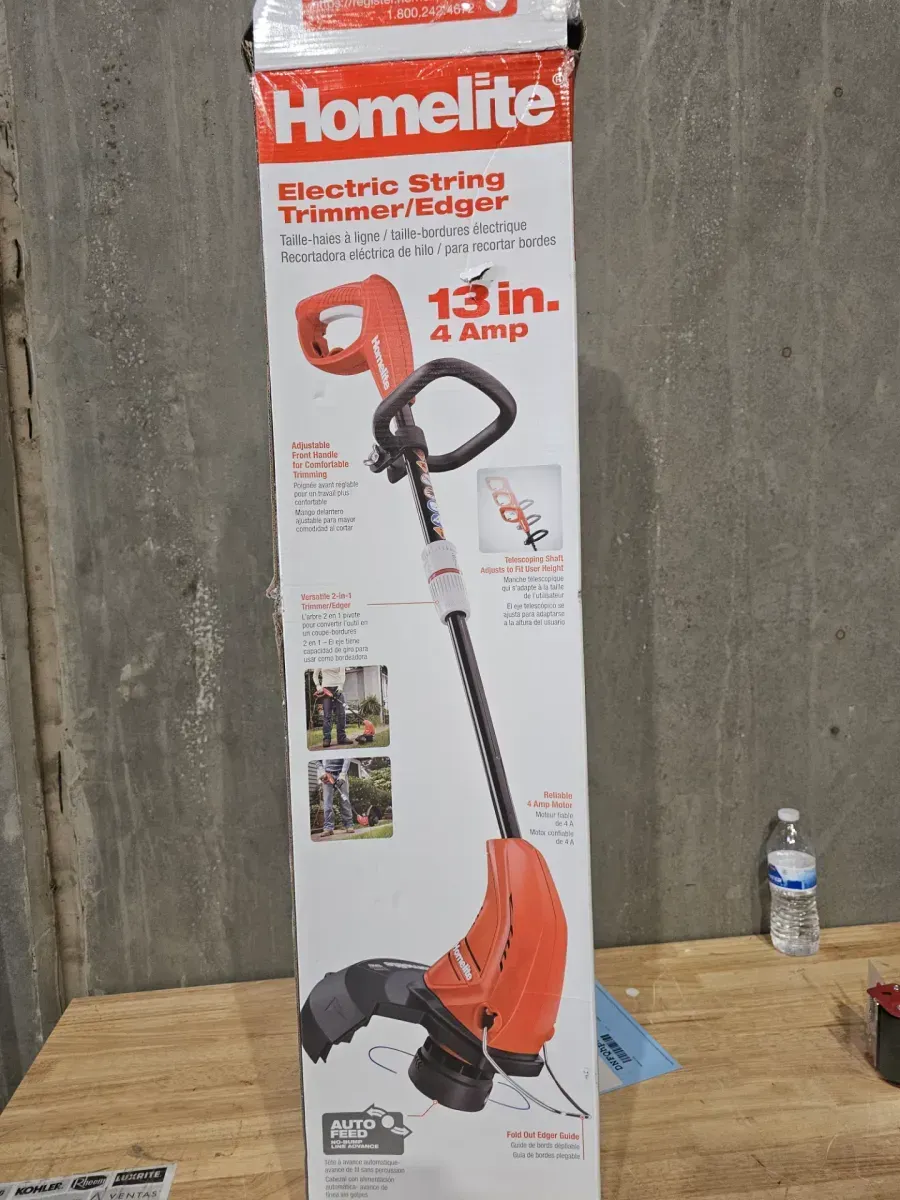 13 in. 4 Amp Electric String Trimmer and 17 in. 2.7 Amp Electric Hedge Trimmer Combo - image 3