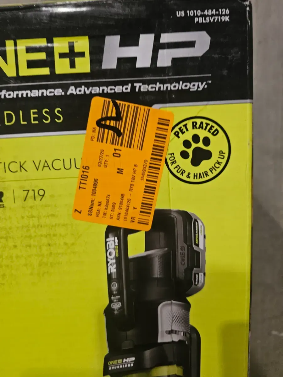 ONE+ HP 18V Brushless Cordless Advanced WHISPER Series Stick Vacuum Kit with Hand Vacuum, 4.0 Ah Battery, and Charger - image 3