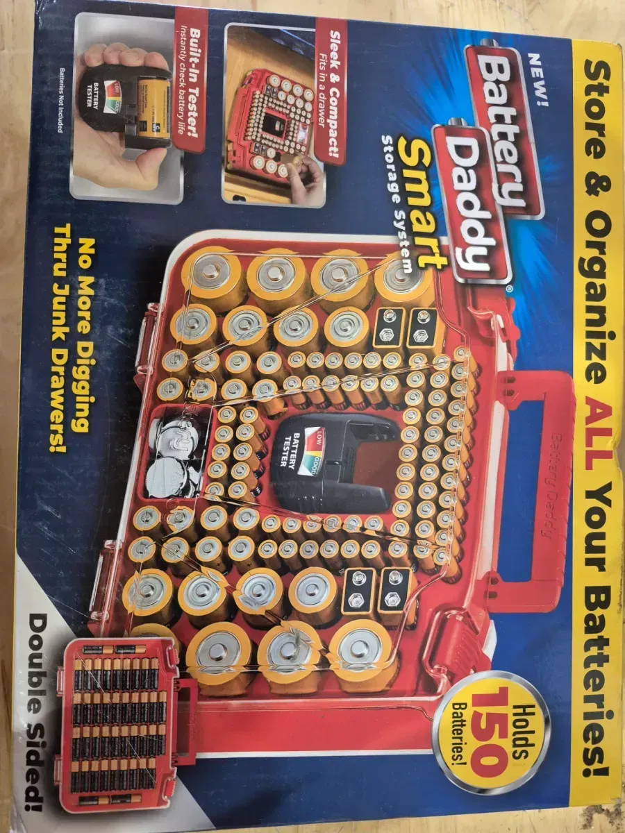 150 Battery Organizer and Storage Case with Tester - image 2