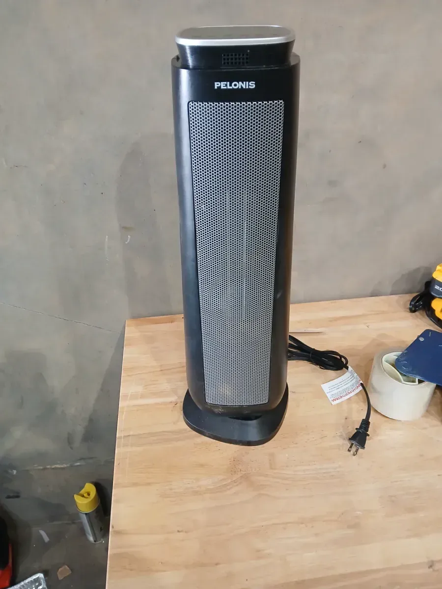 1500-Watt 23 in. Digital Tower Indoor Ceramic Heater Quiet Operation w/ Safety Overheat Protection and Fan Mode in Black - image 4