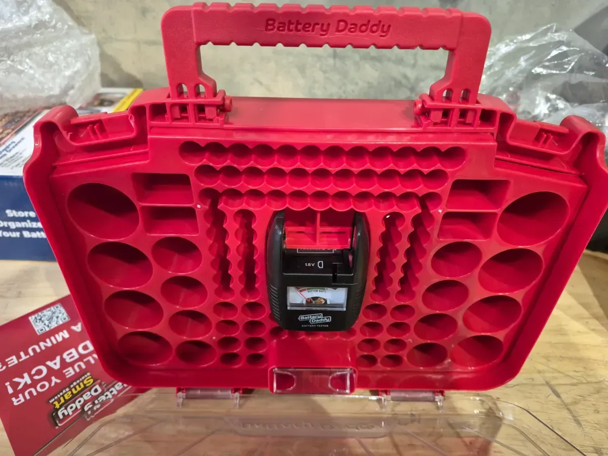 150 Battery Organizer and Storage Case with Tester - image 5