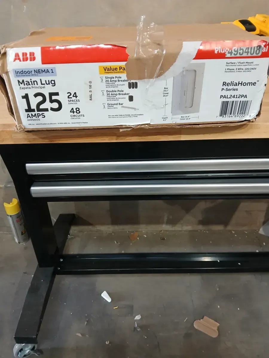 125 Amp 24-Space 48-Circuit Main Lug Indoor Plug-On Neutral Load Center Value Pack (PAL2412PA) - image 2