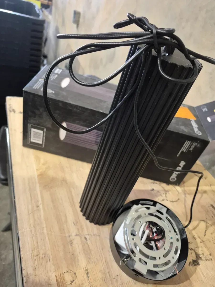 Groove 17-Watt Integrated LED Black Modern Hanging Mini Pendant Light for Kitchen Island - image 7