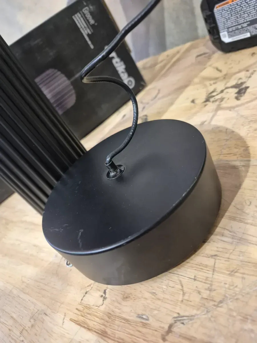 Groove 17-Watt Integrated LED Black Modern Hanging Mini Pendant Light for Kitchen Island - image 6