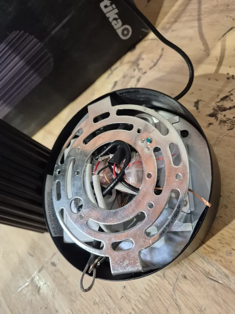 Groove 17-Watt Integrated LED Black Modern Hanging Mini Pendant Light for Kitchen Island - image 5