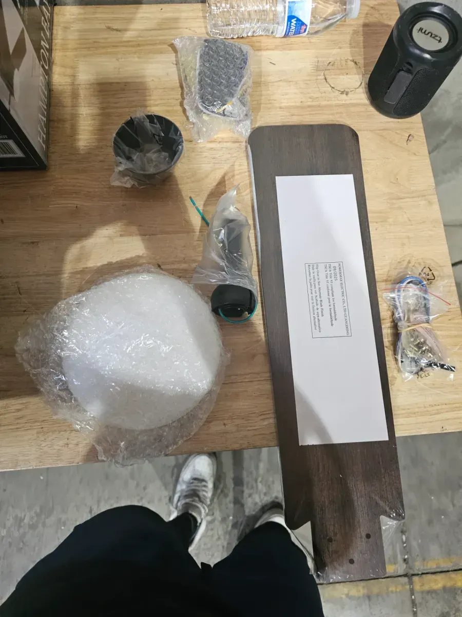 Castlegate 44 in. Indoor Integrated LED Matte Black Ceiling Fan with 3 Reversible Blades, Light Kit and Remote Control - image 4