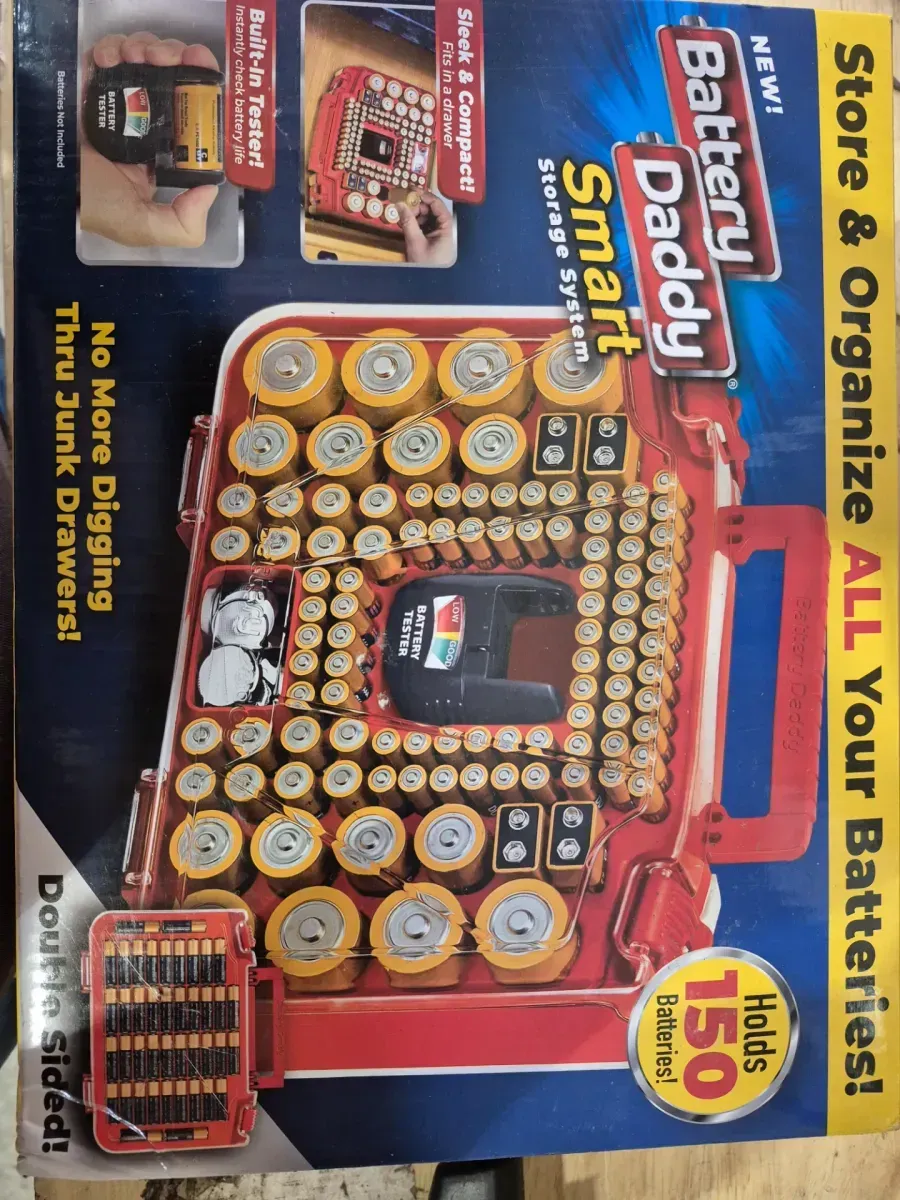 150 Battery Organizer and Storage Case with Tester - image 2