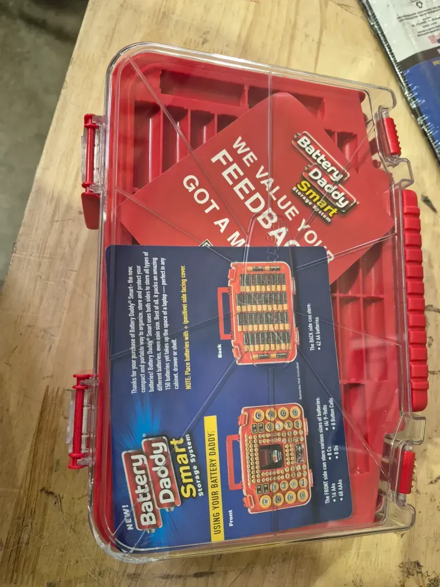 150 Battery Organizer and Storage Case with Tester - image 4