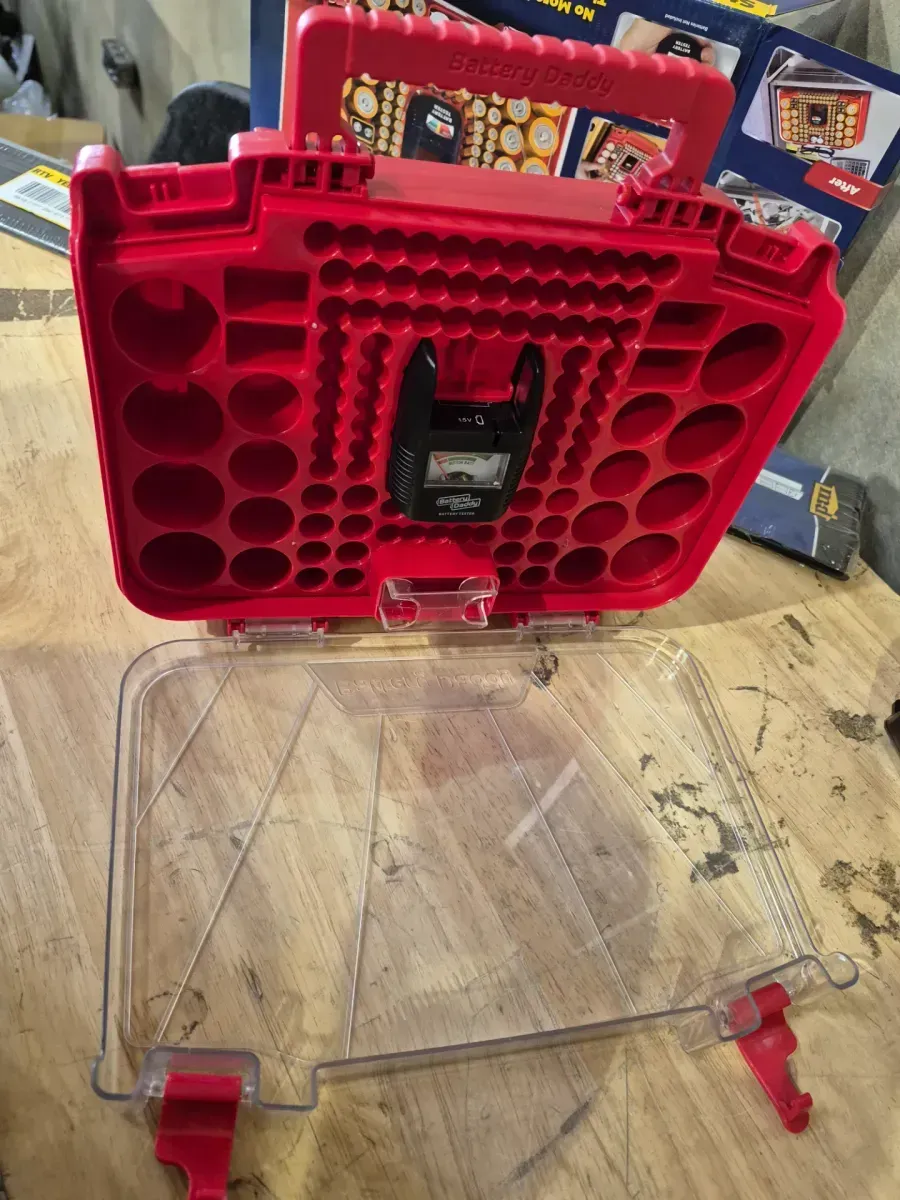 150 Battery Organizer and Storage Case with Tester - image 5