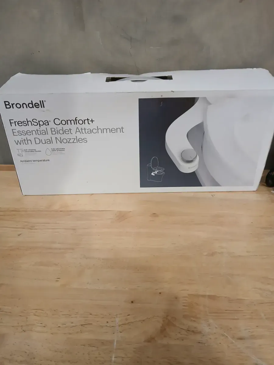 Brondell FreshSpa Comfort+ Ambient Temperature Non-Electric Bidet Attachment in White - image 2