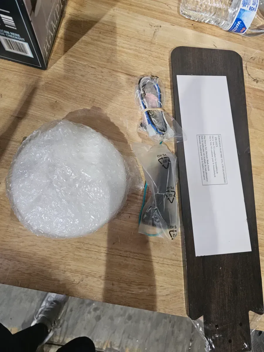 Castlegate 44 in. Indoor Integrated LED Matte Black Ceiling Fan with 3 Reversible Blades, Light Kit and Remote Control - image 4