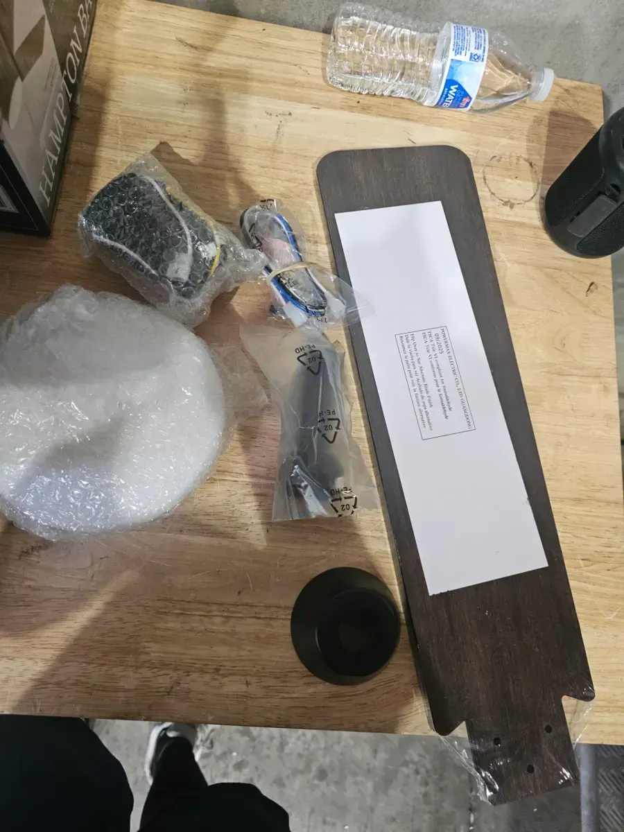 Castlegate 44 in. Indoor Integrated LED Matte Black Ceiling Fan with 3 Reversible Blades, Light Kit and Remote Control - image 5