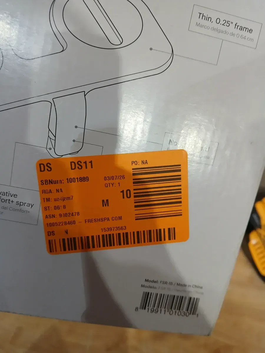 Brondell FreshSpa Comfort+ Ambient Temperature Non-Electric Bidet Attachment in White - image 4