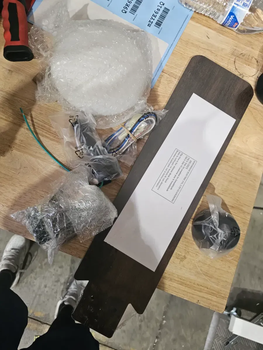 Castlegate 44 in. Indoor Integrated LED Matte Black Ceiling Fan with 3 Reversible Blades, Light Kit and Remote Control - image 4