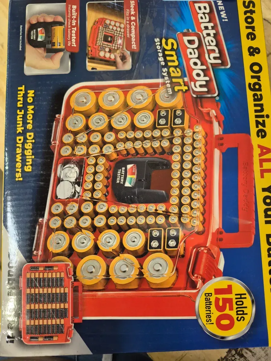 150 Battery Organizer and Storage Case with Tester - image 2