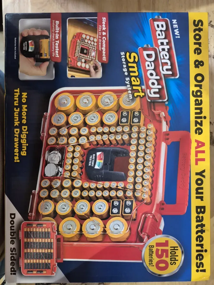 150 Battery Organizer and Storage Case with Tester - image 2