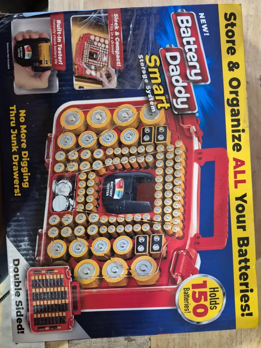 150 Battery Organizer and Storage Case with Tester - image 2