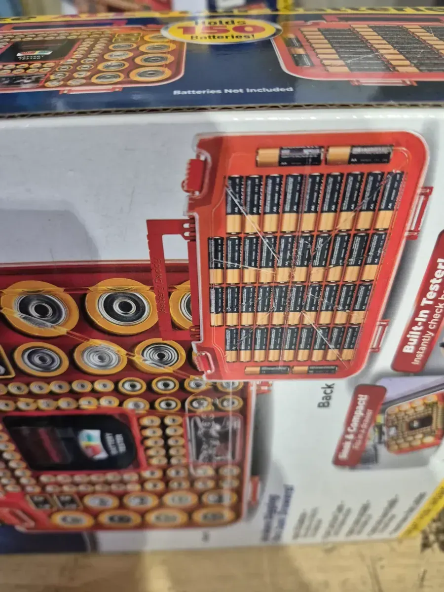 150 Battery Organizer and Storage Case with Tester - image 2