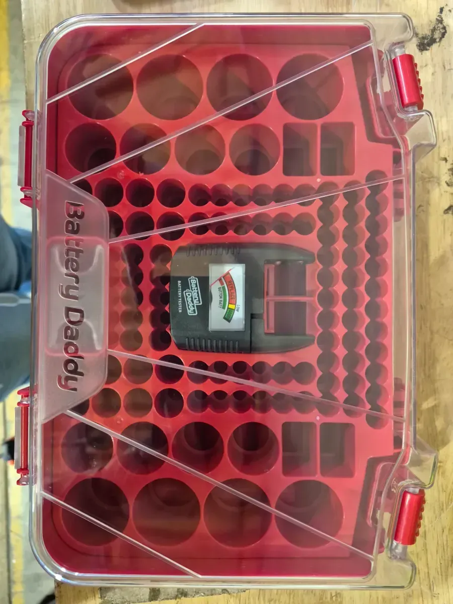 150 Battery Organizer and Storage Case with Tester - image 5