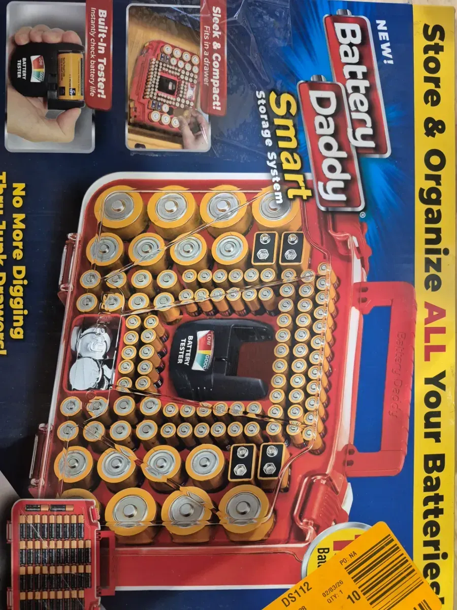 150 Battery Organizer and Storage Case with Tester - image 2