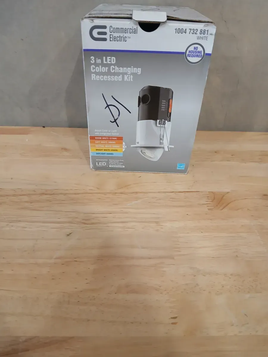 Premium Downlight 3 in. 2700K - 5000K Brushed Nickel New Construction/Remodel Recessed Integrated LED Gimbal Kit - image 2