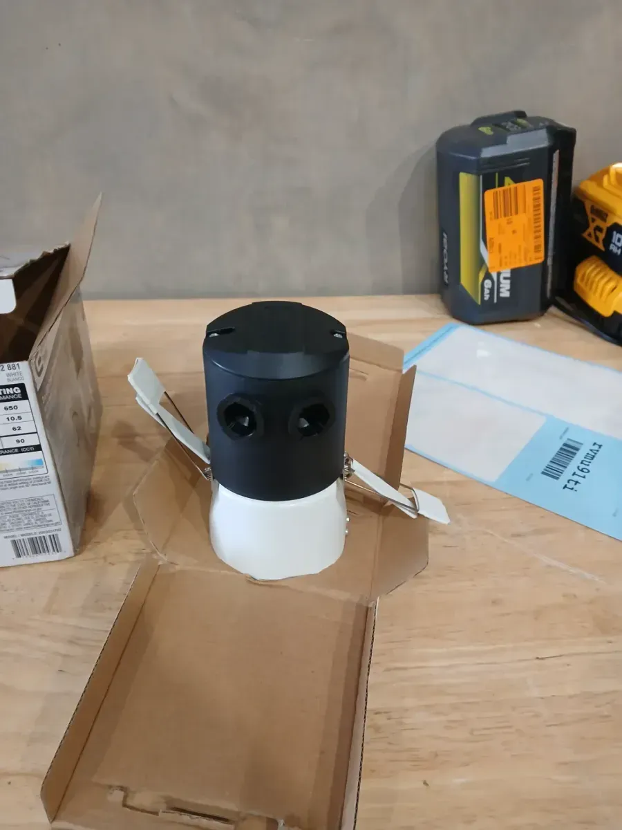 Premium Downlight 3 in. 2700K - 5000K Brushed Nickel New Construction/Remodel Recessed Integrated LED Gimbal Kit - image 3