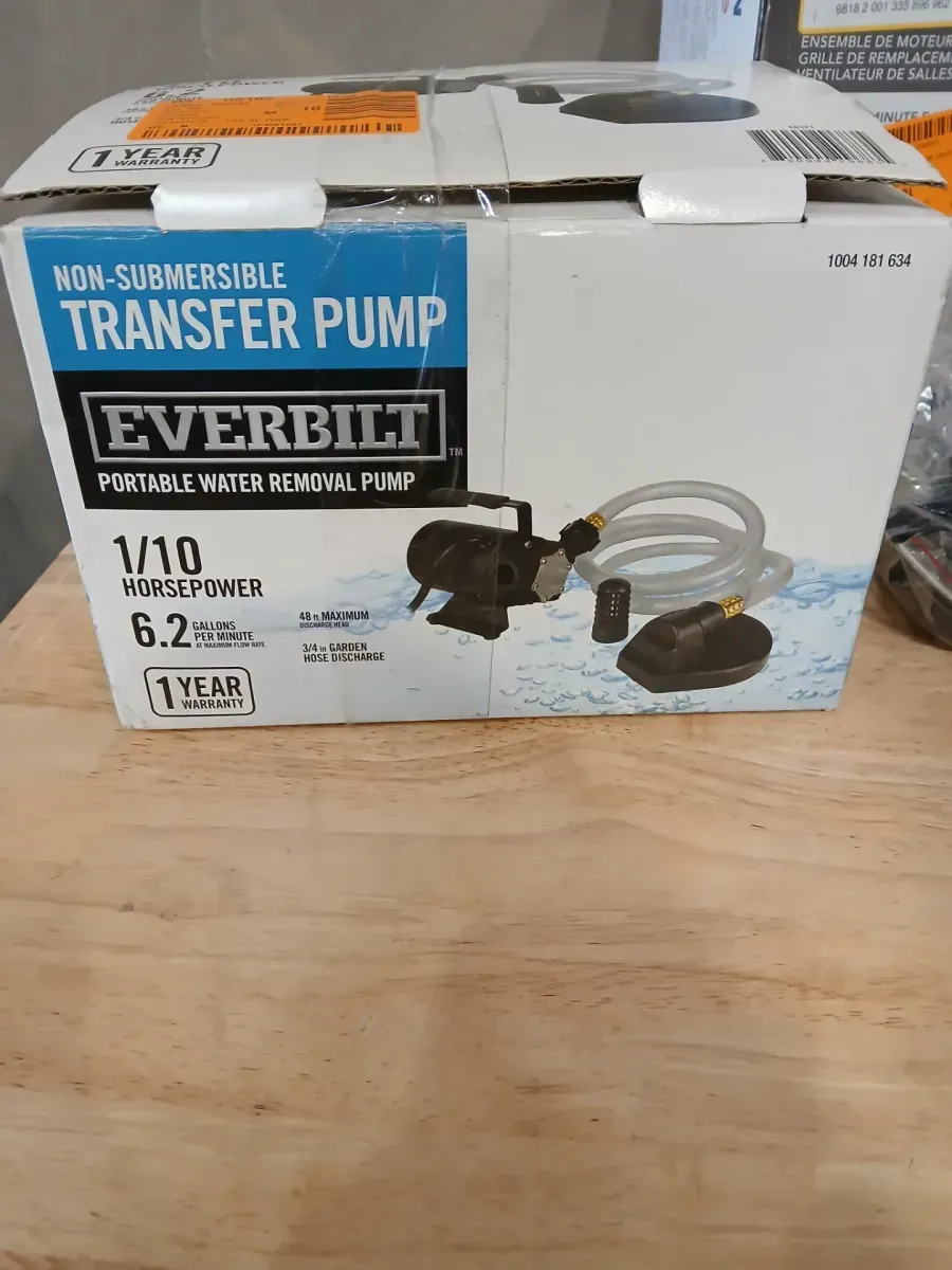 1/10 HP Non-Submersible Self-Priming Transfer Pump - image 2