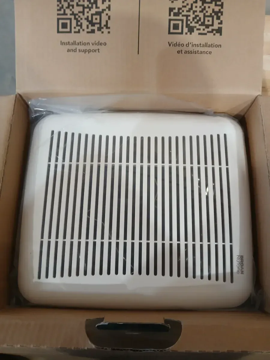 Broan-NuTone QuicKit 60 CFM 3.0 Sones Bathroom Replacement Motor and Grille/Cover - image 3