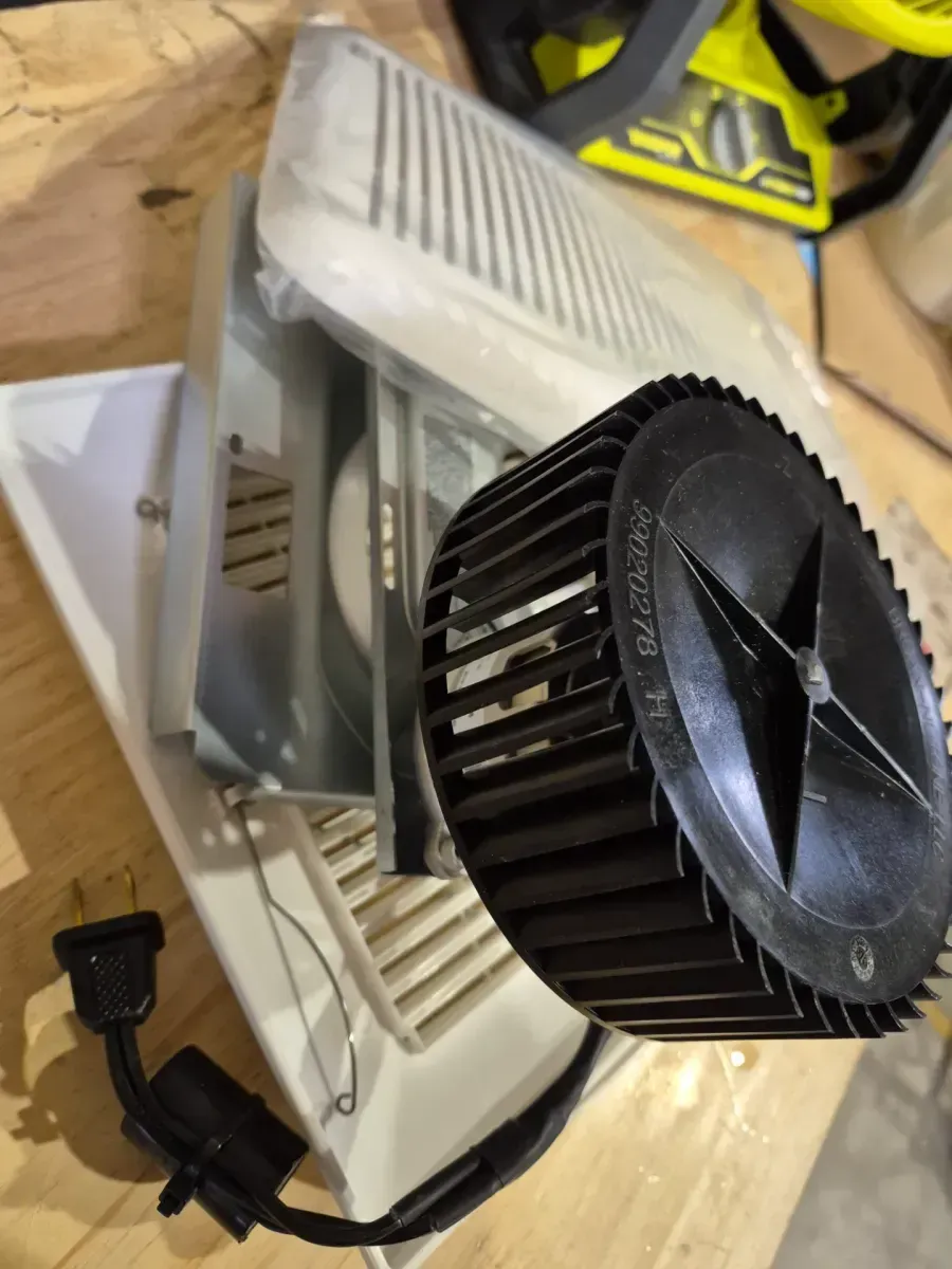 Broan-NuTone QuicKit 60 CFM 3.0 Sones Bathroom Replacement Motor and Grille/Cover - image 3